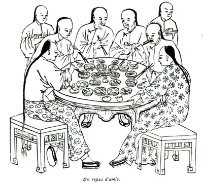 A Friendly Meal by French School